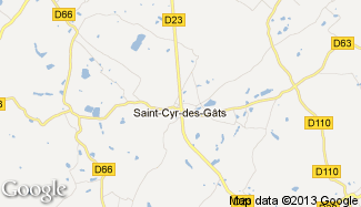 Plan de Saint-Cyr-des-Gâts