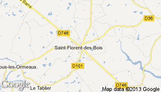 Plan de Saint-Florent-des-Bois