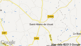 Plan de Saint-Hilaire-de-Voust