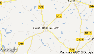 Plan de Saint-Hilaire-la-Forêt