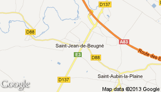 Plan de Saint-Jean-de-Beugné