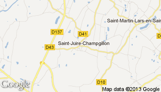 Plan de Saint-Juire-Champgillon