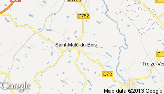 Plan de Saint-Malô-du-Bois