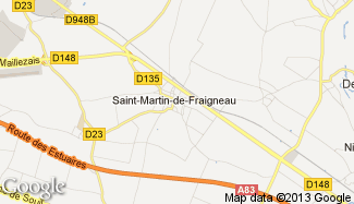 Plan de Saint-Martin-de-Fraigneau