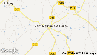 Plan de Saint-Maurice-des-Noues