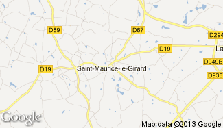 Plan de Saint-Maurice-le-Girard