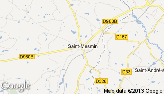 Plan de Saint-Mesmin