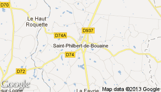 Plan de Saint-Philbert-de-Bouaine