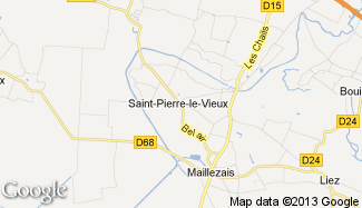 Plan de Saint-Pierre-le-Vieux