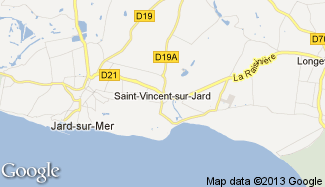 Plan de Saint-Vincent-sur-Jard