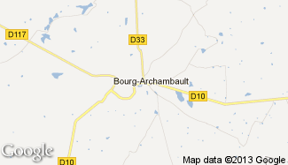Plan de Bourg-Archambault