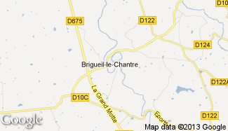 Plan de Brigueil-le-Chantre