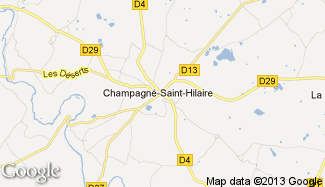 Plan de Champagné-Saint-Hilaire