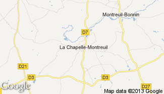 Plan de La Chapelle-Montreuil