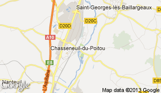 Plan de Chasseneuil-du-Poitou