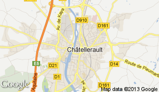 Plan de Châtellerault