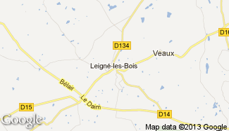 Plan de Leigné-les-Bois