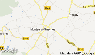 Plan de Monts-sur-Guesnes