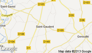 Plan de Saint-Gaudent