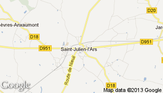 Plan de Saint-Julien-l'Ars