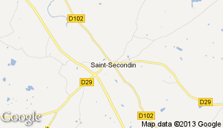 Plan de Saint-Secondin