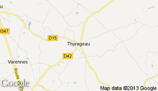 Plan de Thurageau