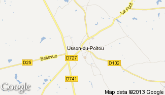 Plan de Usson-du-Poitou