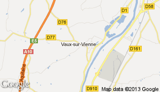 Plan de Vaux-sur-Vienne
