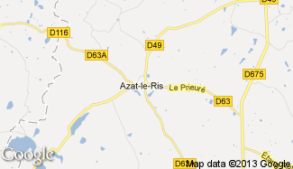 Plan de Azat-le-Ris