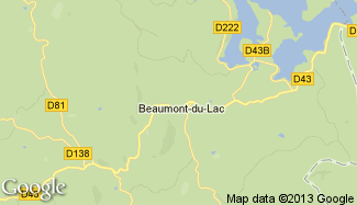 Plan de Beaumont-du-Lac