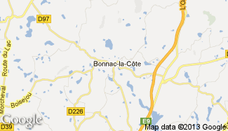 Plan de Bonnac-la-Côte