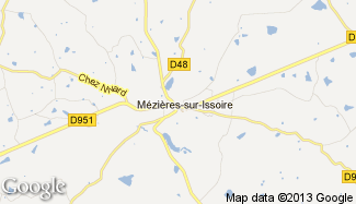 Plan de Mézières-sur-Issoire