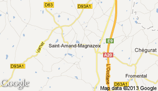 Plan de Saint-Amand-Magnazeix