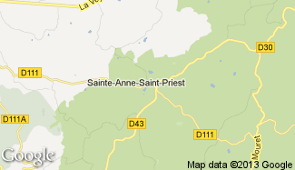 Plan de Sainte-Anne-Saint-Priest