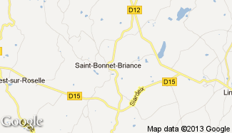 Plan de Saint-Bonnet-Briance