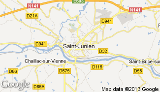 Plan de Saint-Junien