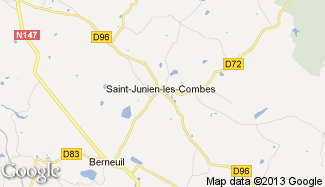 Plan de Saint-Junien-les-Combes