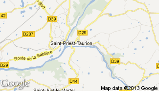 Plan de Saint-Priest-Taurion