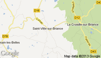 Plan de Saint-Vitte-sur-Briance