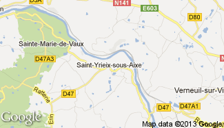 Plan de Saint-Yrieix-sous-Aixe