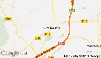 Plan de Auzainvilliers