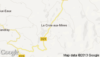 Plan de La Croix-aux-Mines