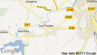 Plan de Les Forges