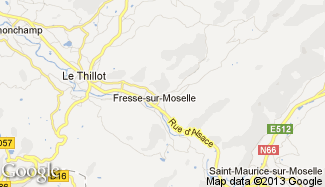 Plan de Fresse-sur-Moselle