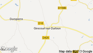 Plan de Girecourt-sur-Durbion