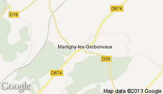 Plan de Martigny-les-Gerbonvaux