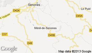 Plan de Ménil-de-Senones