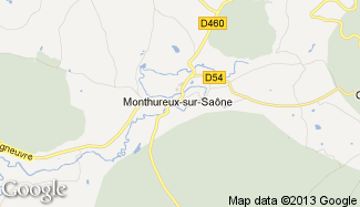 Plan de Monthureux-sur-Saône