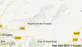 Plan de Nayemont-les-Fosses