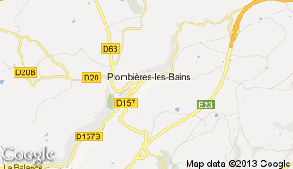 Plan de Plombières-les-Bains